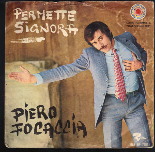 PERMETTE SIGNORA - SUONO LA FISARMONICA - PIERO FOCACCIA