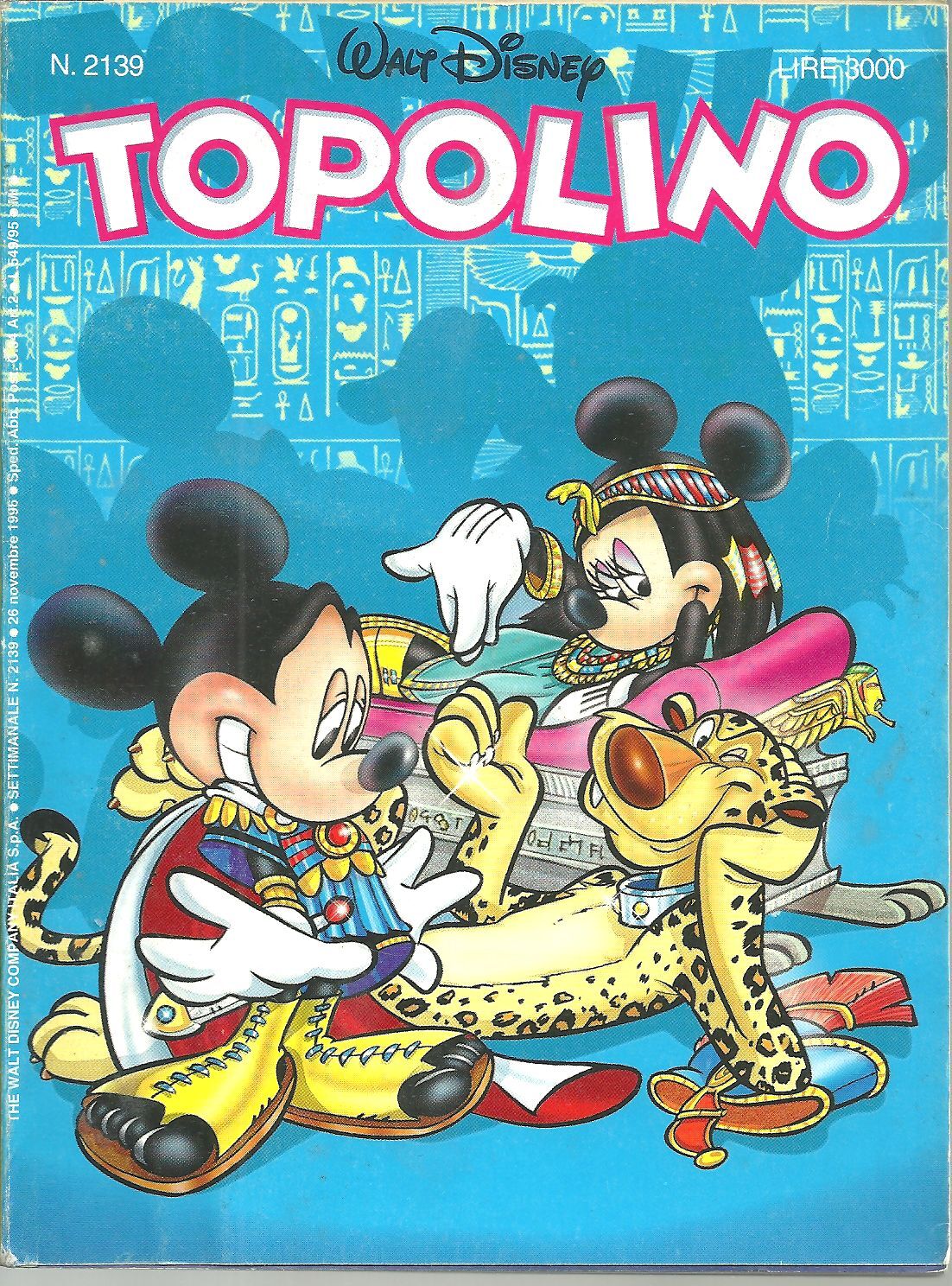 TOPOLINO N. 2139 - 26 NOVEMBRE 1996