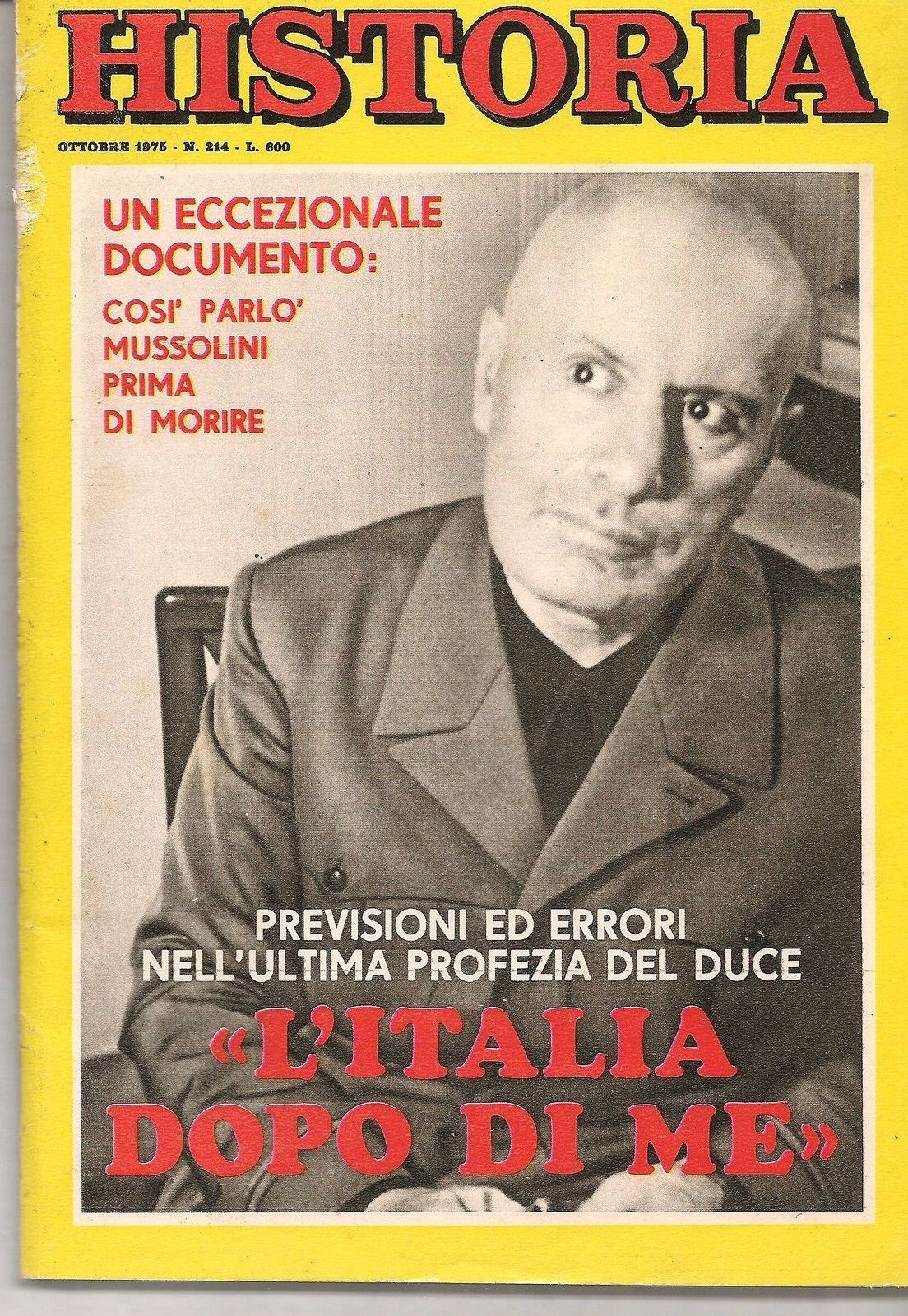 HISTORIA N.214  OTTOBRE 1975 - AA.VV.