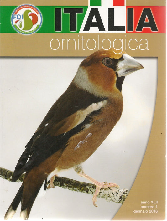RIVISTA ORNITOLOGICA - GENNAIO 2016