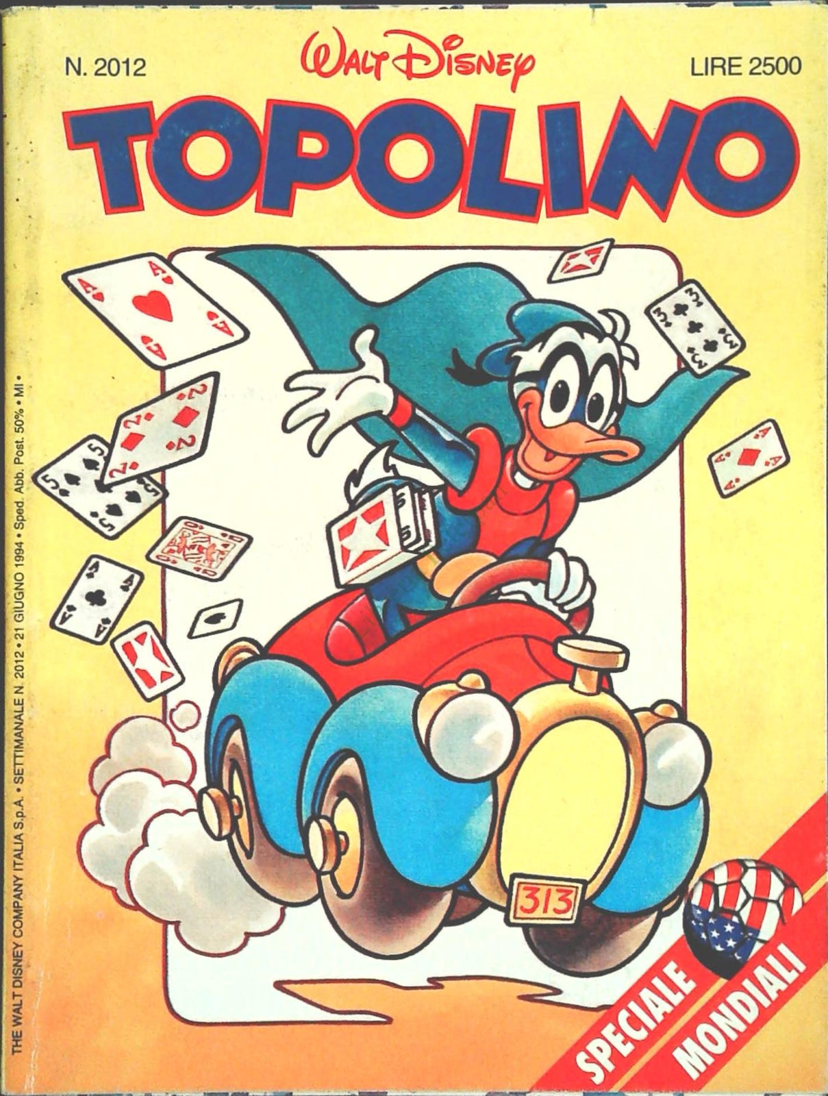 TOPOLINO N. 2012 - 21 GIUGNO 1994