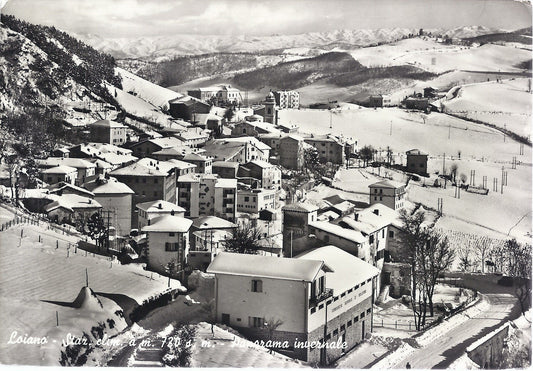 LOIANO - PANORAMA INVERNALE - V 1959