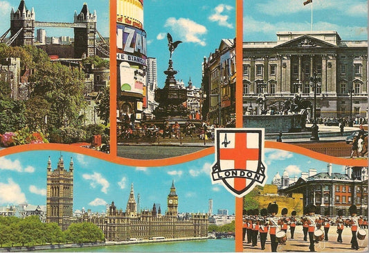 LONDRA - 5 VEDUTE/5 PITCURES - V/T1980