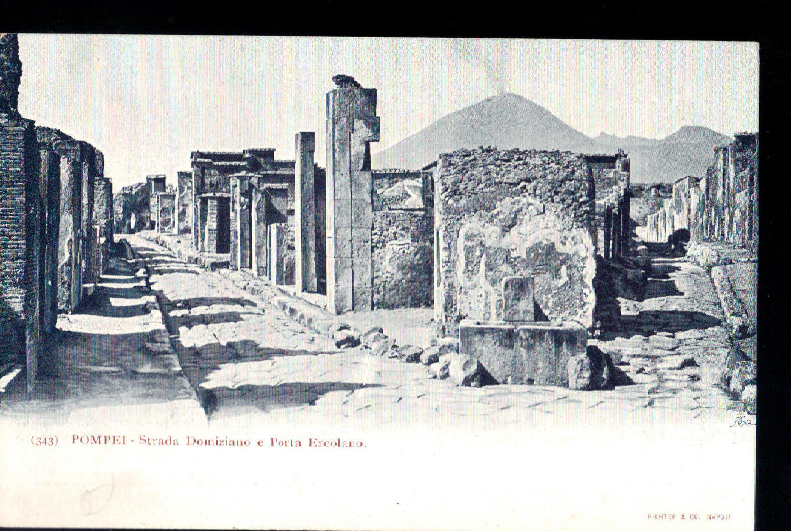 POMPEI - STRADA DOMIZIANO E PORTA ERCOLANO - NV