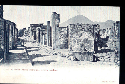 POMPEI - STRADA DOMIZIANO E PORTA ERCOLANO - NV