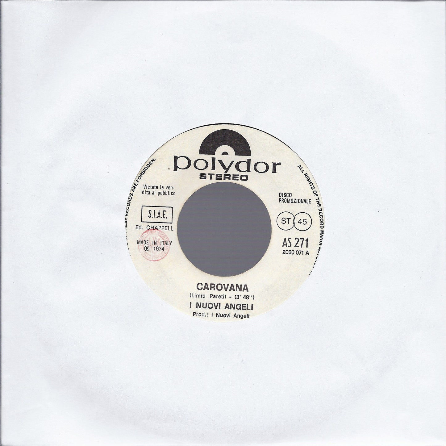 CAROVANA # I NUOVI ANGELI = ROMANCE FROM VIOLIN AND ORCH # JAMES LAST - Juke Box