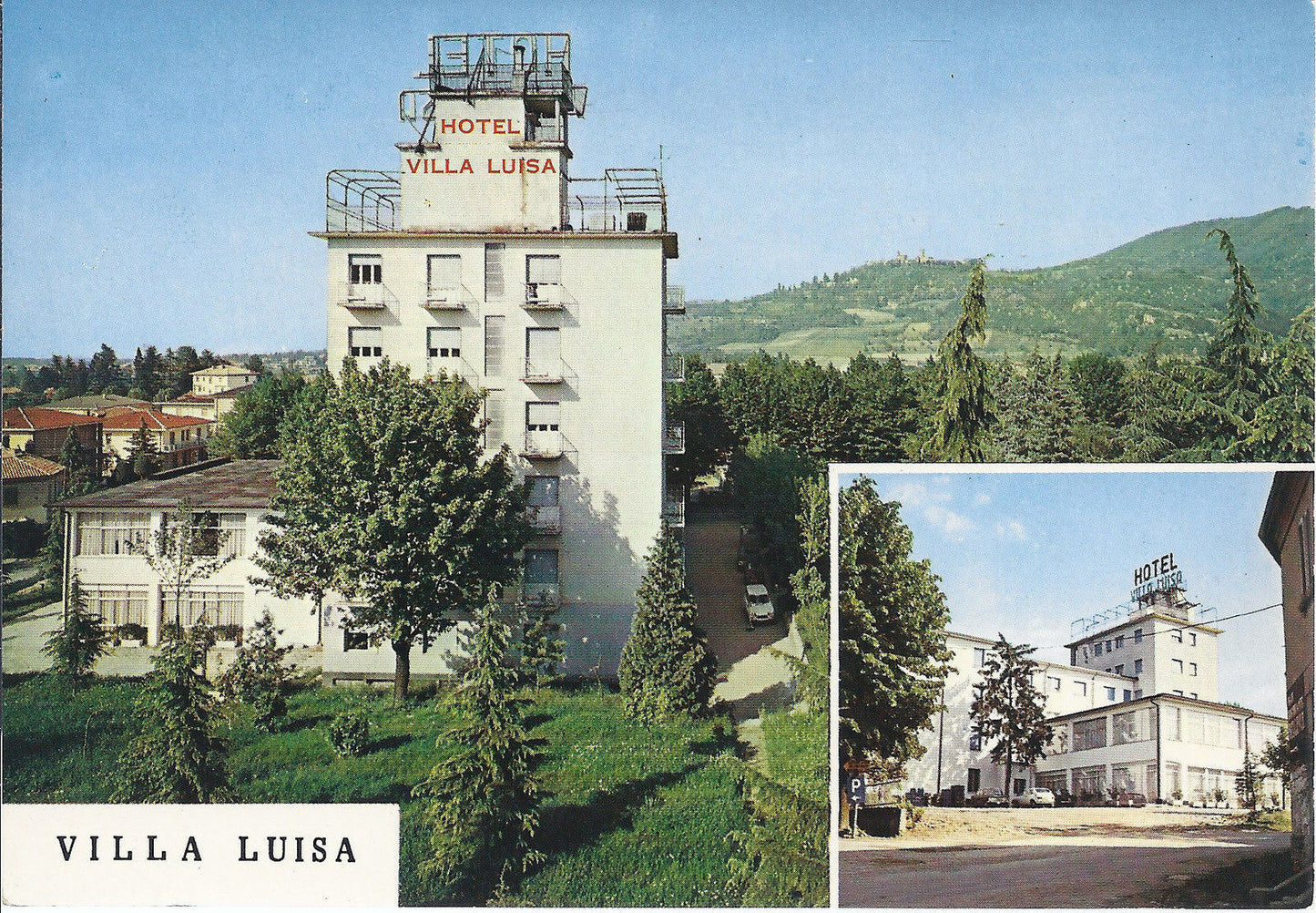 SALICE TERME - HOTEL VILLA LUISA - 2 VEDUTE - NV