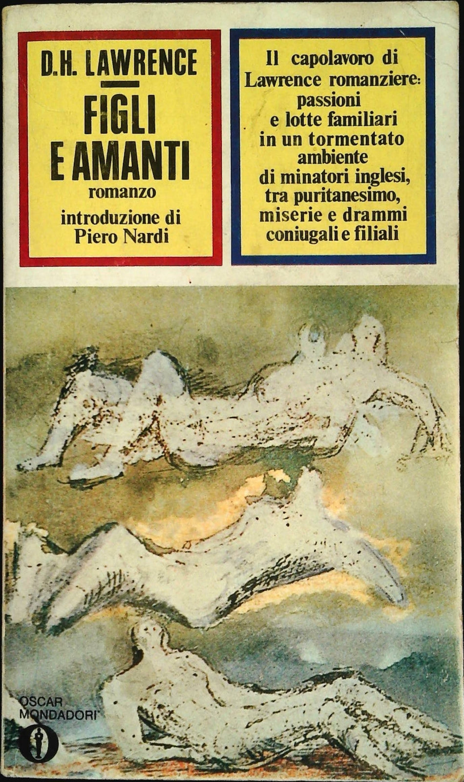 FIGLI E AMANTI - D.H. LAWRENCE - OSCAR MONDADORI 1971