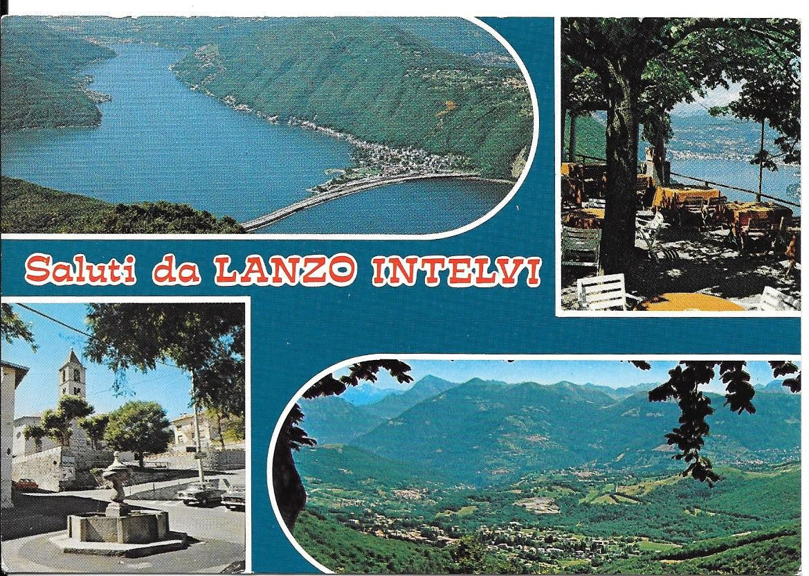 SALUTI DA LANZO D'INTELVI - QUATTRO VEDUTE - V1994