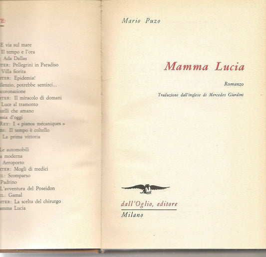 MAMMA LUCIA - MARIO PUZO