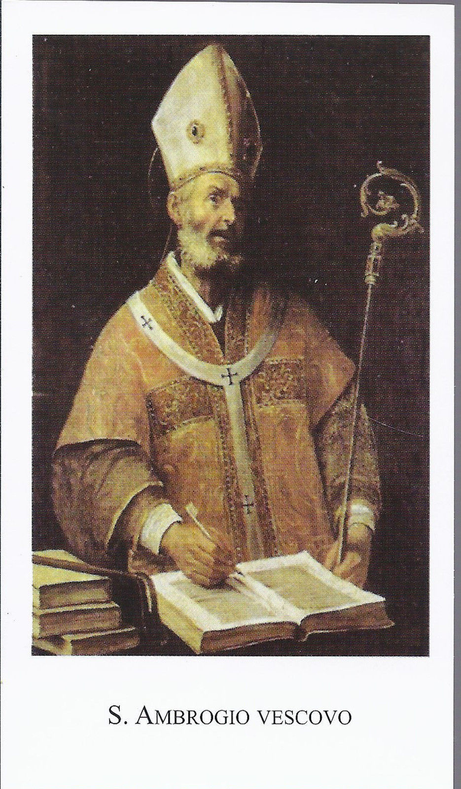 S. AMBROGIO Vescovo - SANTINO - AS014-047 - Ed. Paco