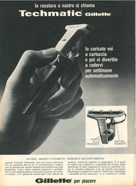 TECHMATIC GILETTE - ADVERTISING