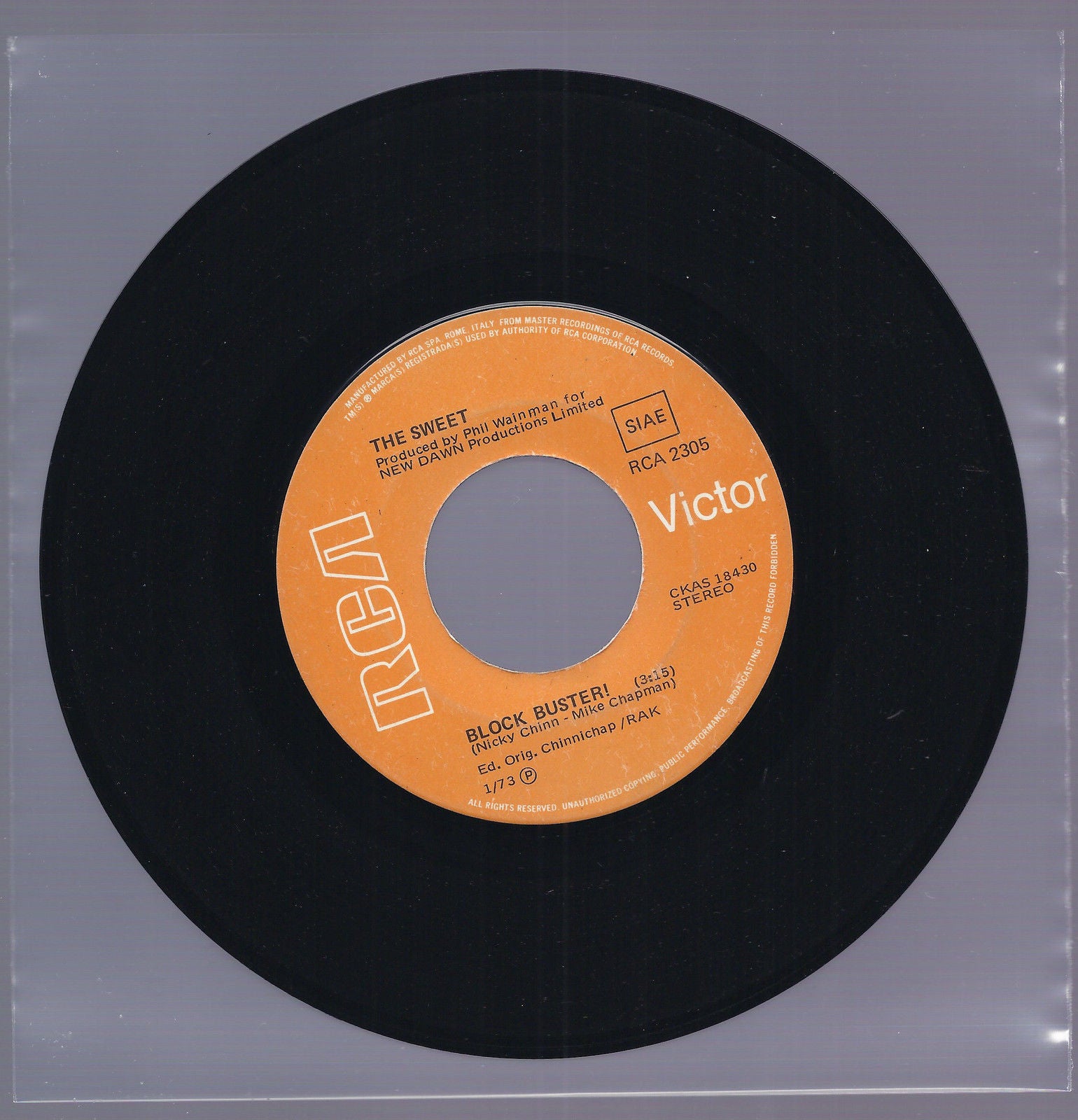 BLOCK BUSTER! - NEED LOT OF LOVIN' == THE SWEET