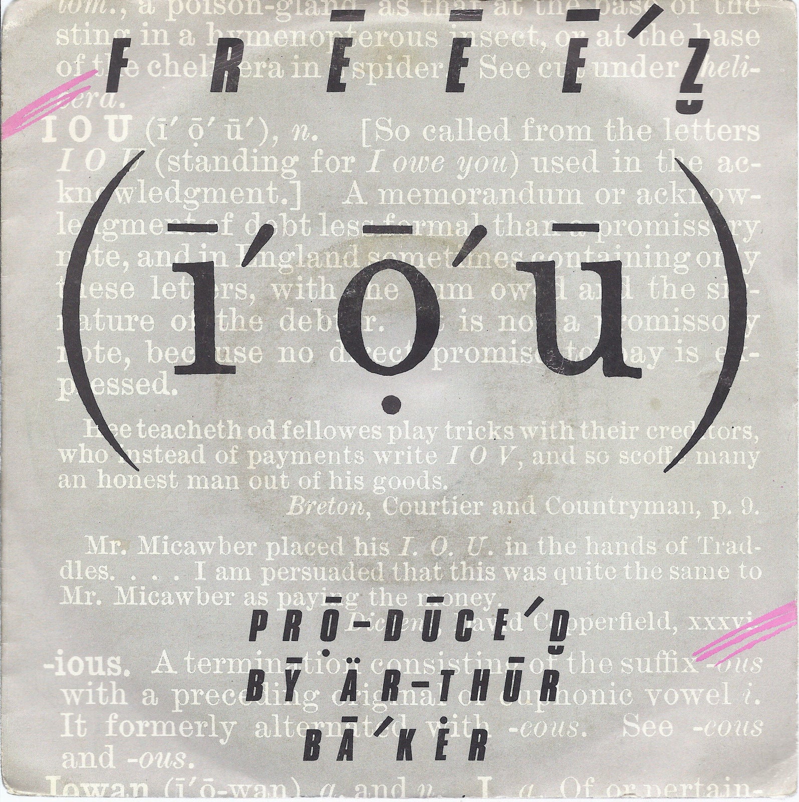 I.O.U. - I DUB U # FREEEZ