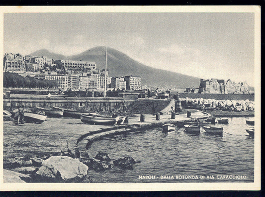 NAPOLI, DALLA ROTONDA DI VIA CARACCIOLO - NV