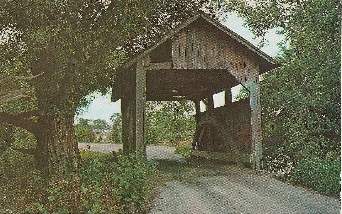 CHARLOTTE - VERMONT - USA - OLD COVERED BRIDGE - V/T1979