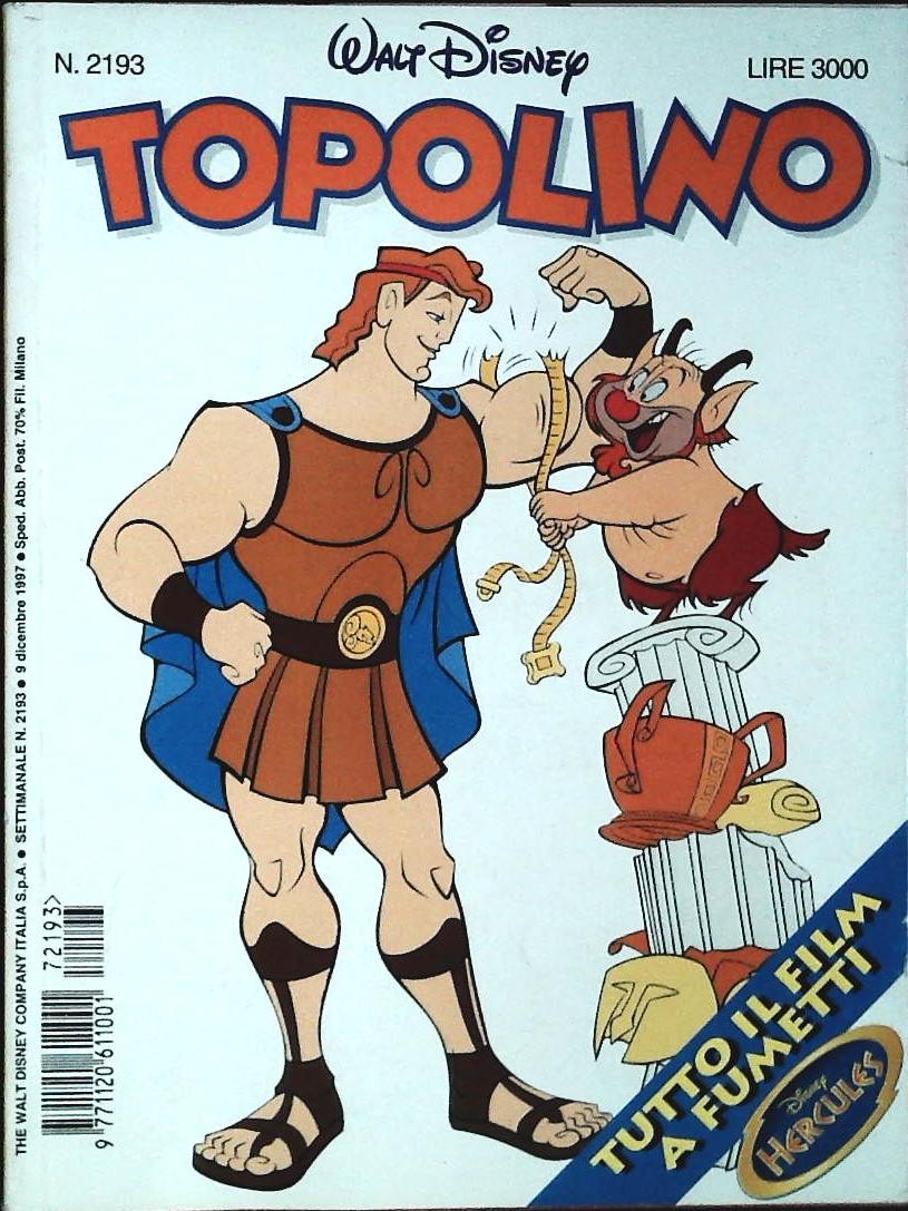 TOPOLINO N. 2193 - 9 DICEMBRE 1997