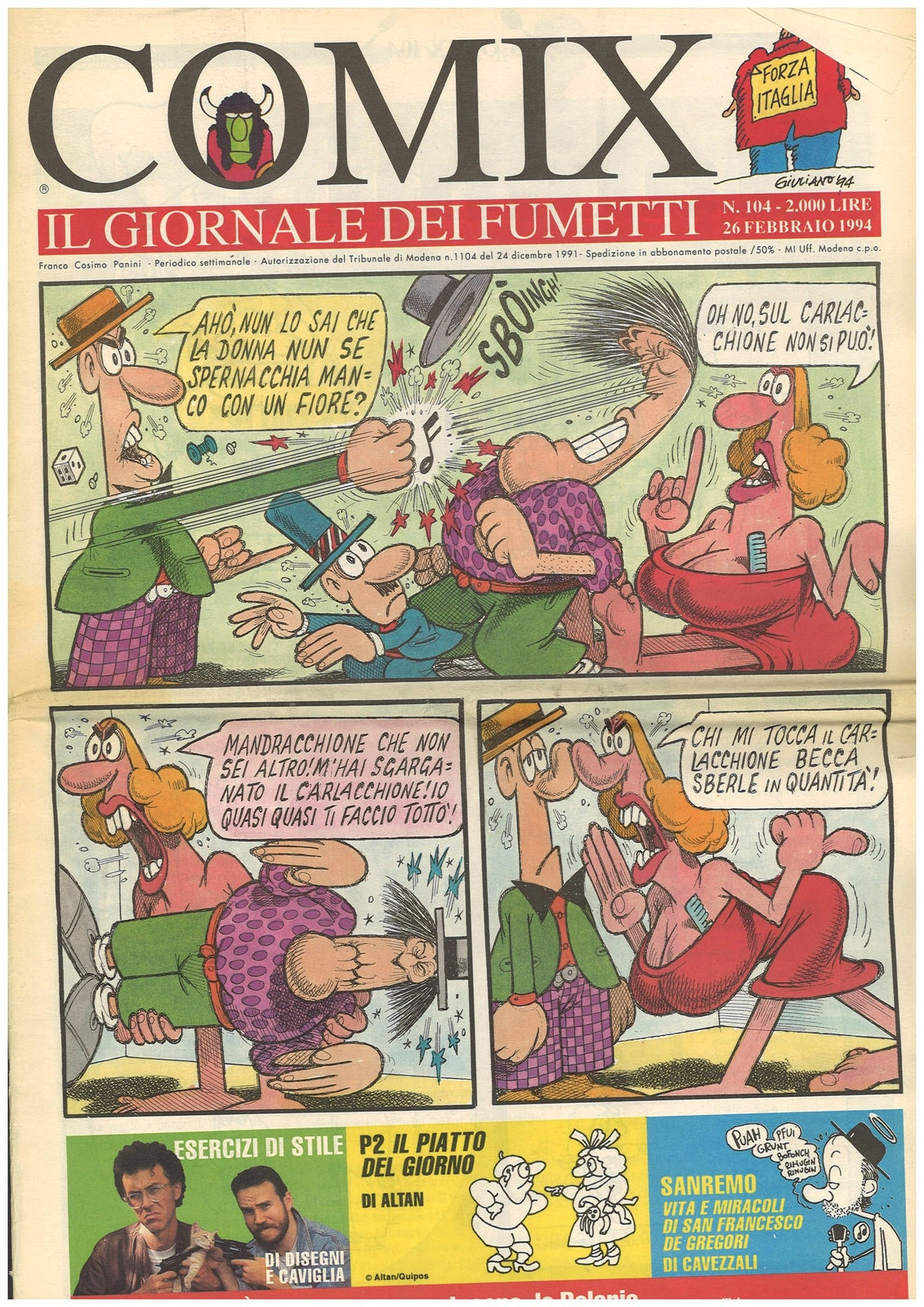COMIX 26 FEBBRAIO 1994
