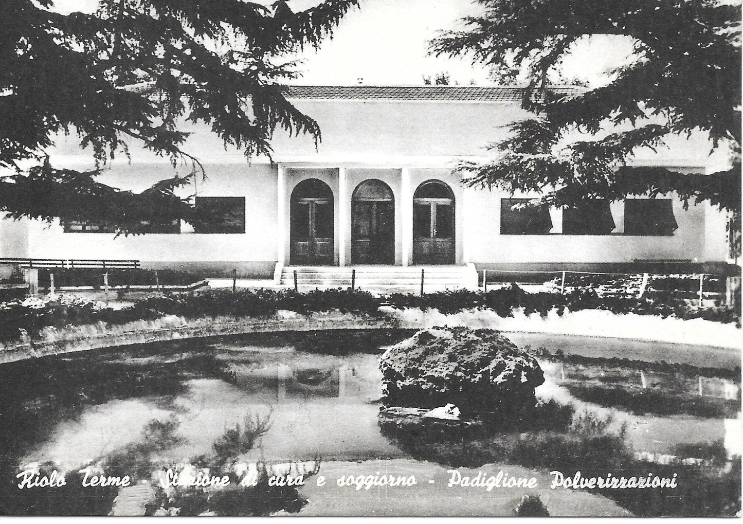 RIOLO TERME - STAZIONE DI CURA E SOGGIORNO - PADIGLIONE POLVERIZZAZIONI - V1966