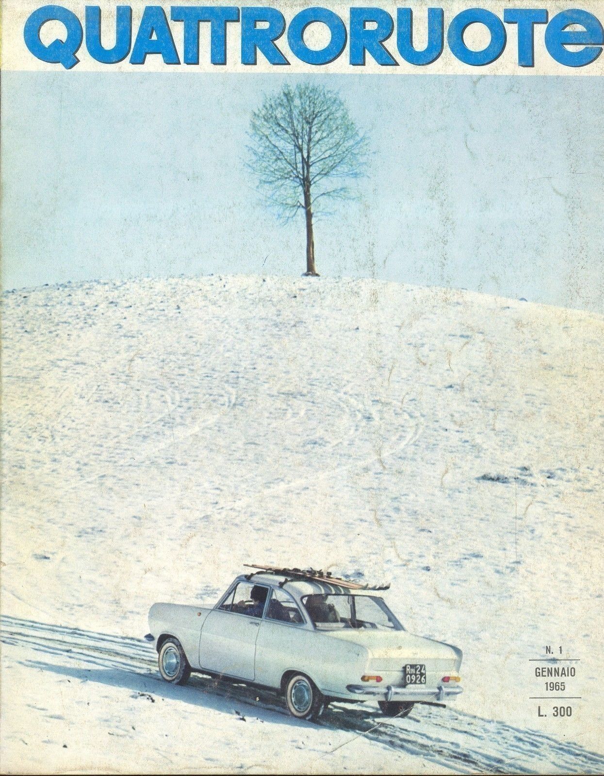 QUATTRORUOTE N 109 - GENNAIO 1965