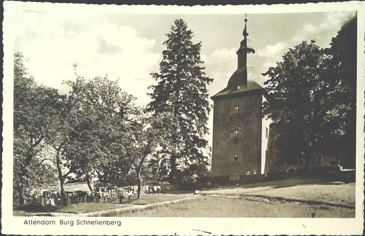 ATTENDRON. BURG SCHNELLENBERG - GERMANIA - V1953