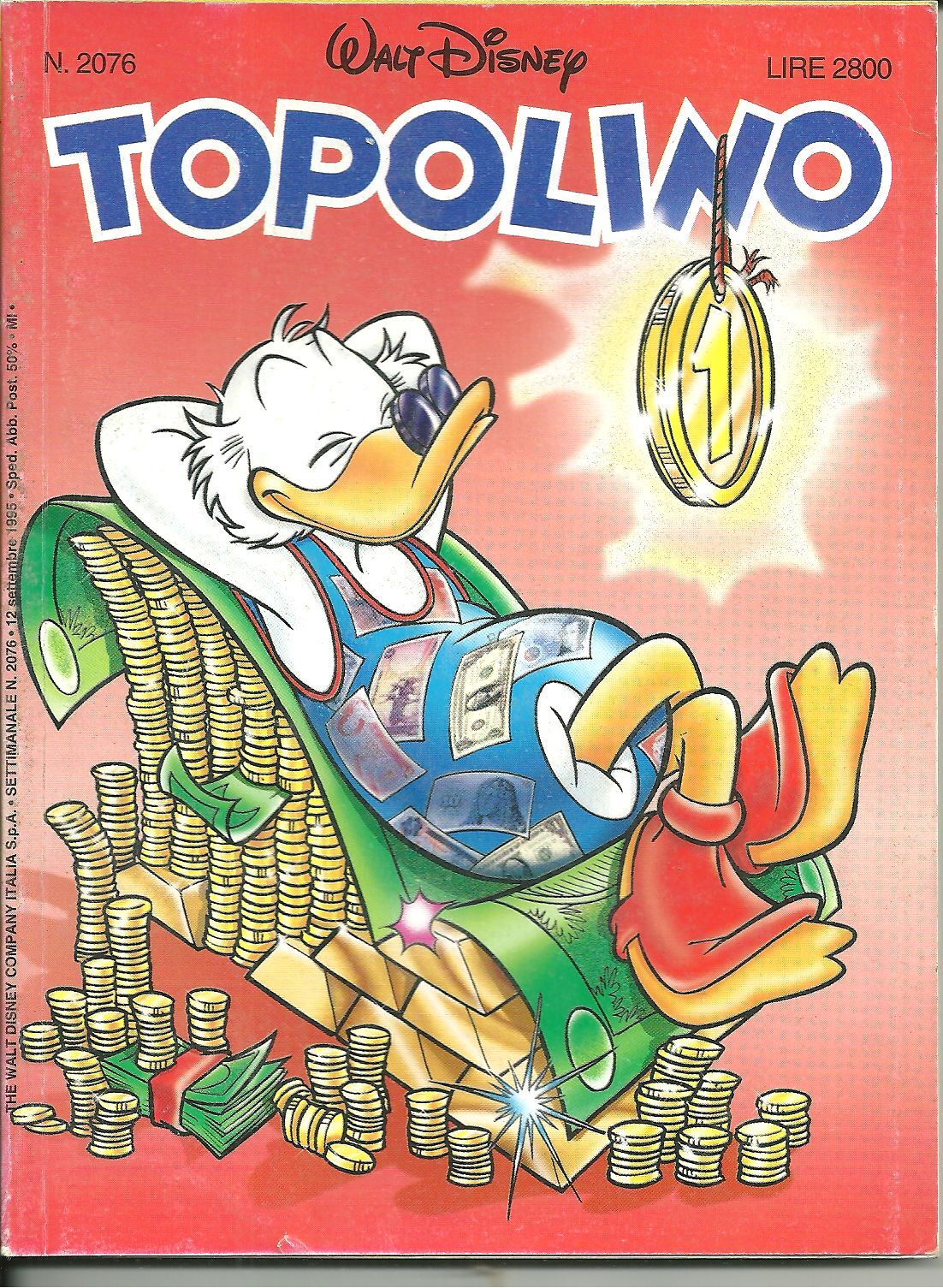 TOPOLINO N. 2076 - 12 SETTEMBRE 1995