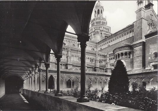 CERTOSA DI PAVIA - CHIOSTRO PICCOLO - V 1956 - FG