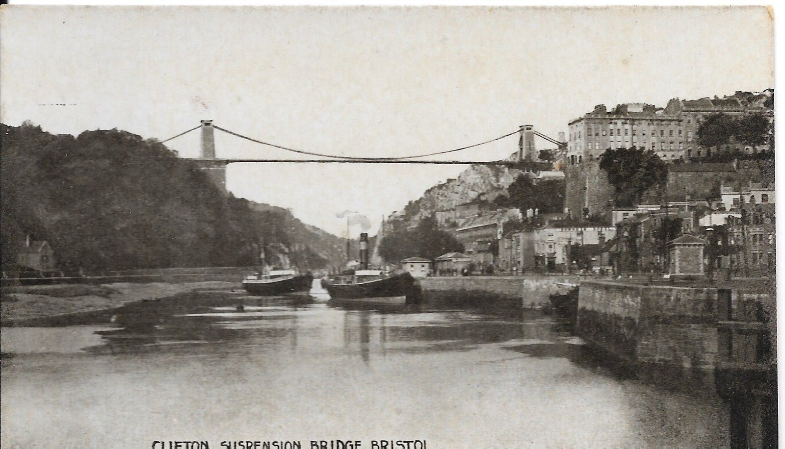 BRISTOL - CLIFTON SUSPENSION BRIDGE - PANORAMA - NV/NT