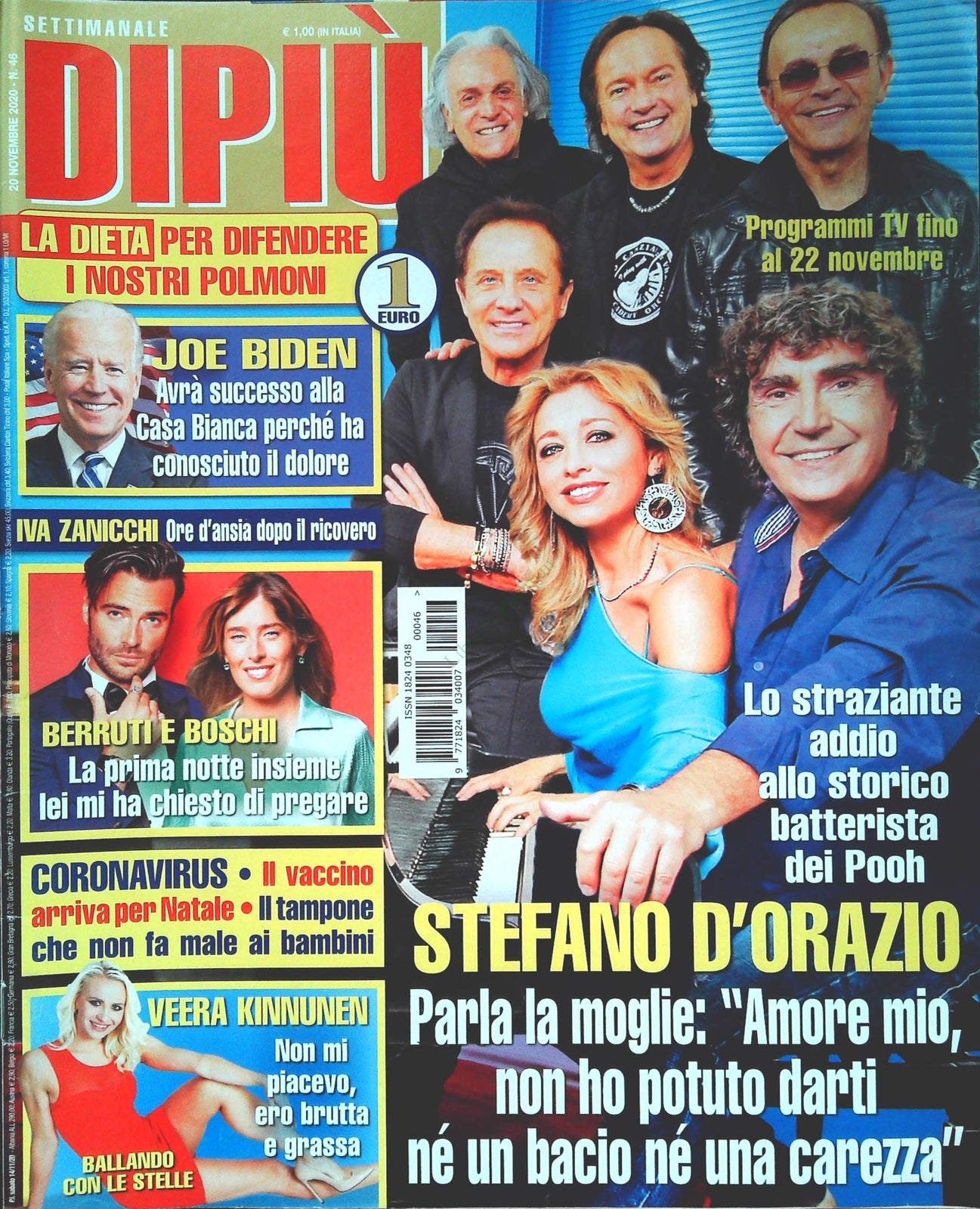 DI PIU' 20 NOVEMBRE 2020 - STEFANO D'ORAZIO - BERRUTI-BOSCHI - VEERA KINNUNEN