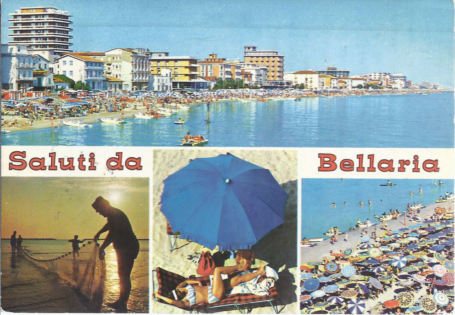 BELLARIA - SALUTI - 4 VEDUTE - VSD