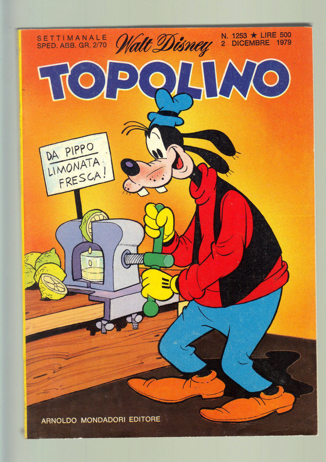 TOPOLINO N° 1253 - 2 DICEMBRE 1979