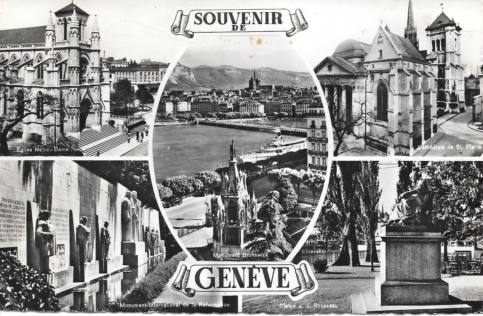 GENEVE/GINEVRA - 5VEDUTE/5PICTURES - V1952