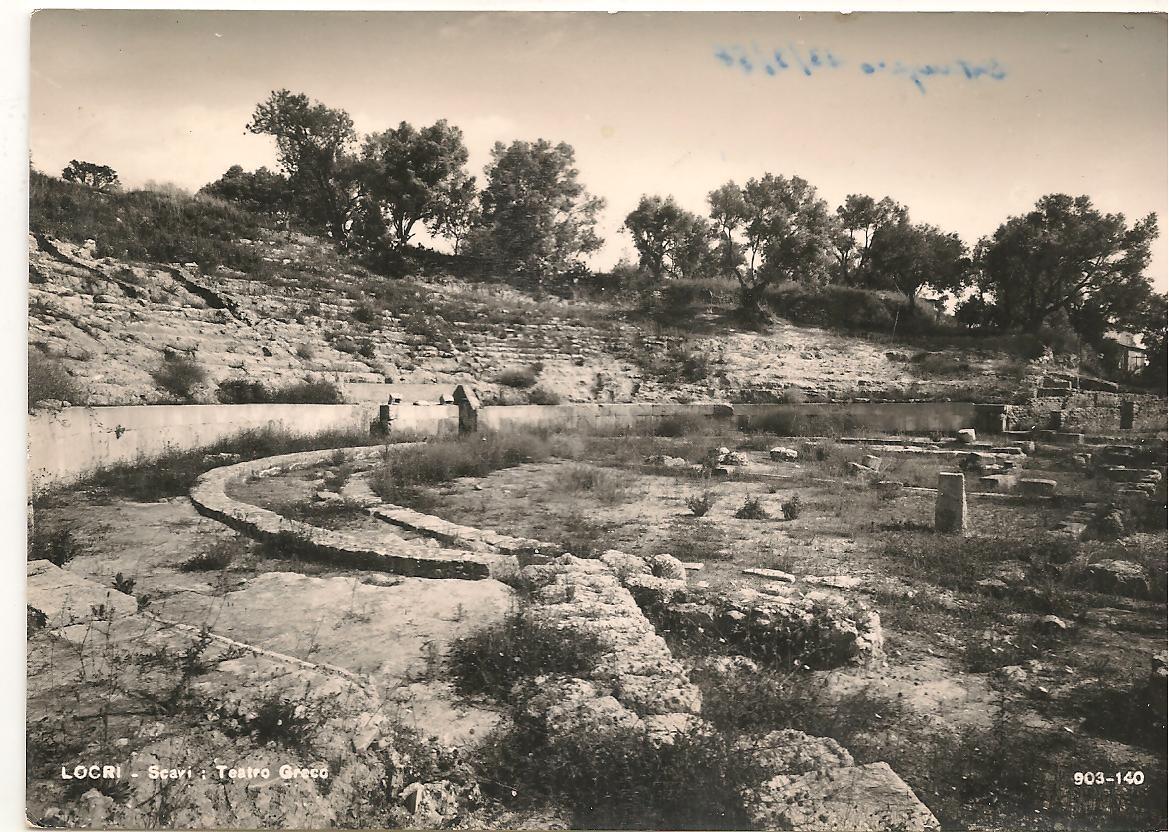 LOCRI - TEATRO GRECO - V1967