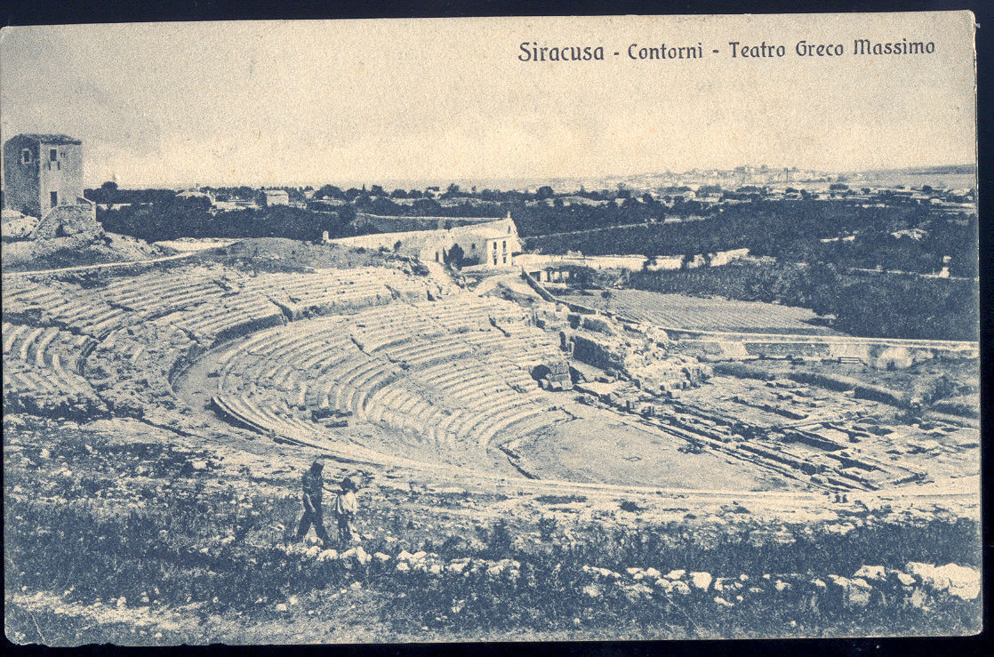 SIRACUSA - CONTORNI - TEATRO GRECO MASSIMO - V1913