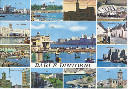 BARI E DINTORNI - 13 VEDUTINE - V 1994 - FG