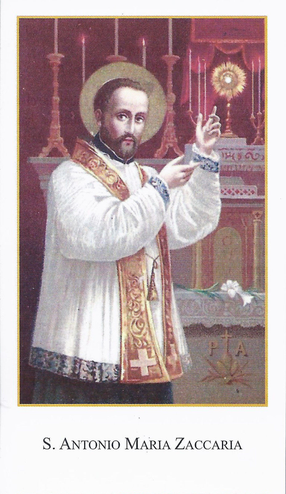 S. ANTONIO MARIA ZACCARIA - SANTINO - AS013-229 - Ed. Paco