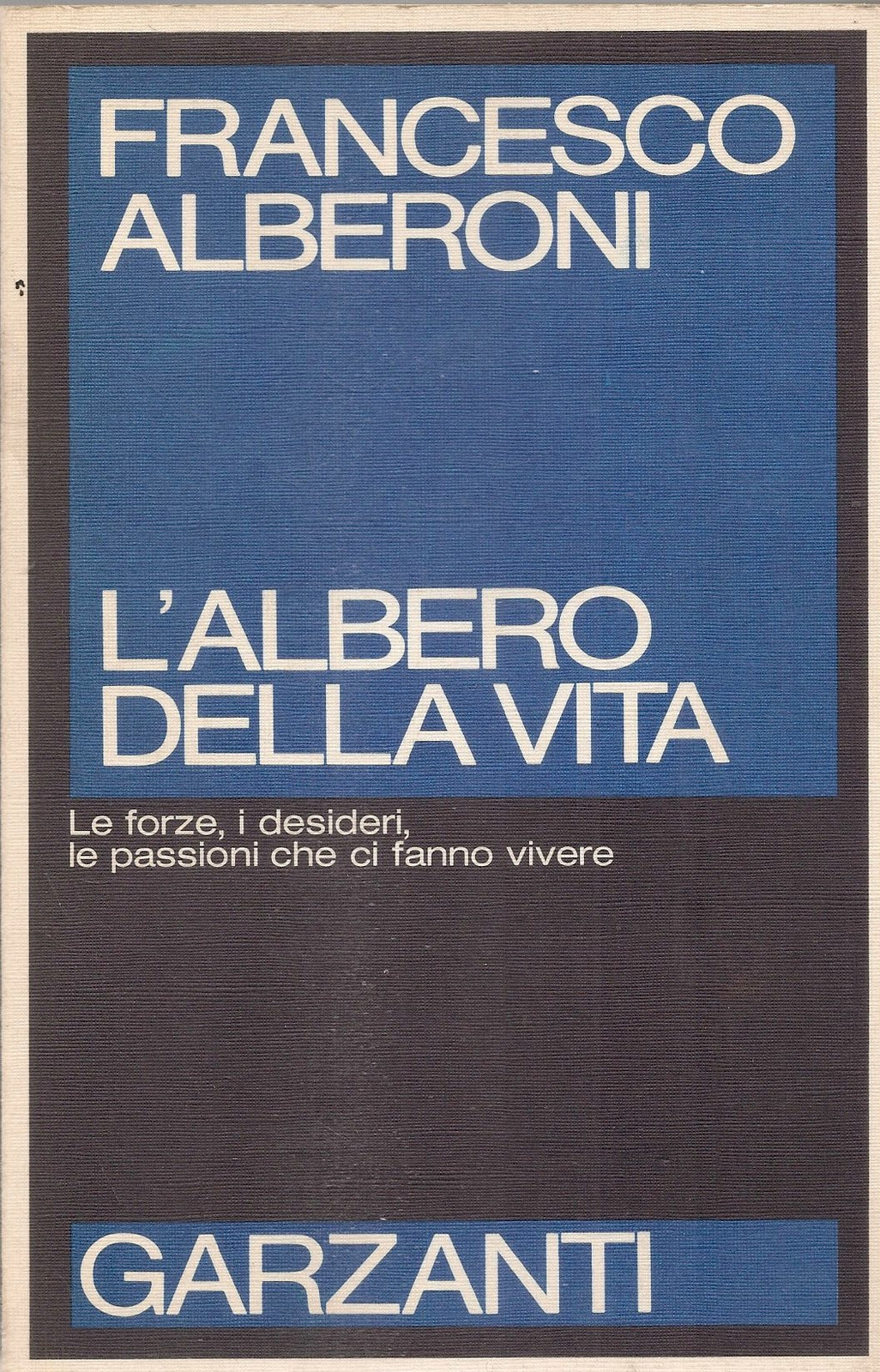 L'ALBERO DELLA VITA - FRANCESCO ALEBRONI - GARZANTI 1982