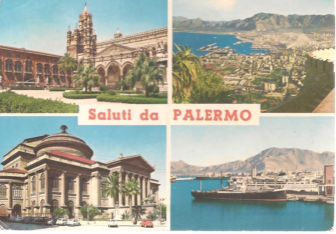PALERMO - 4 VEDUTE - V1973