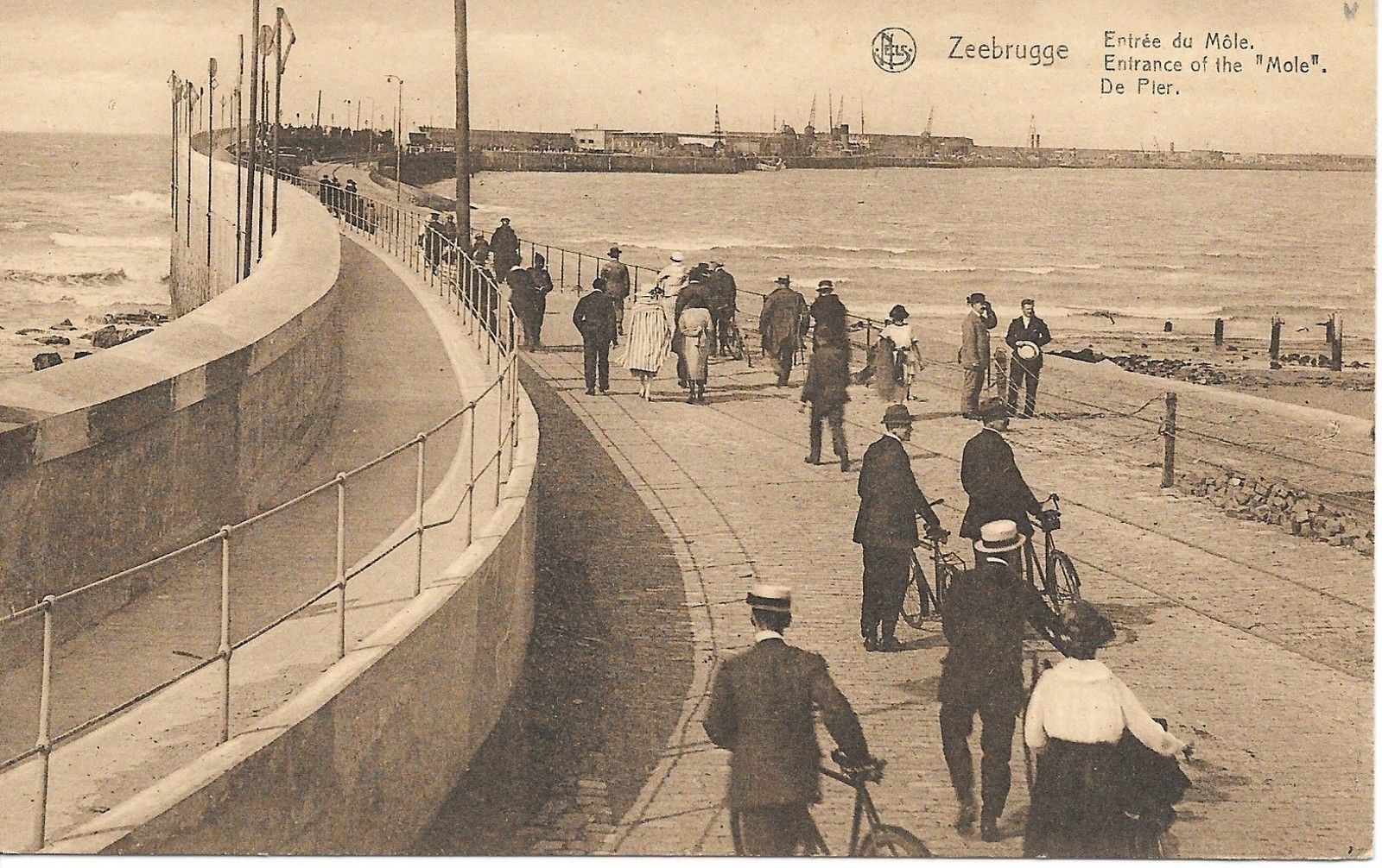ZEEBRUGGE - ENTREE DU MOLE - NV
