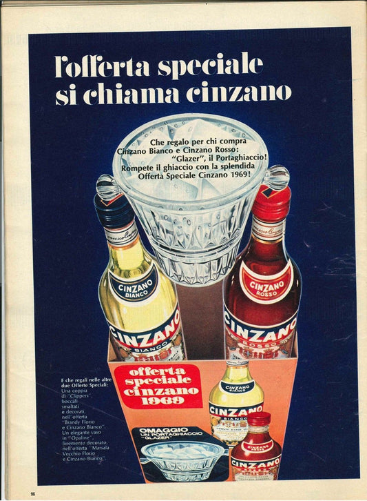 L'offerta speciale si chiama CINZANO - ADVERTISING