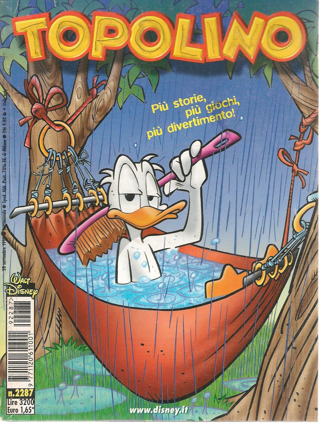 TOPOLINO N. 2287 - 28 SETTEMBRE 1999