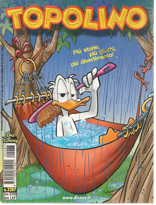 TOPOLINO N. 2287 - 28 SETTEMBRE 1999