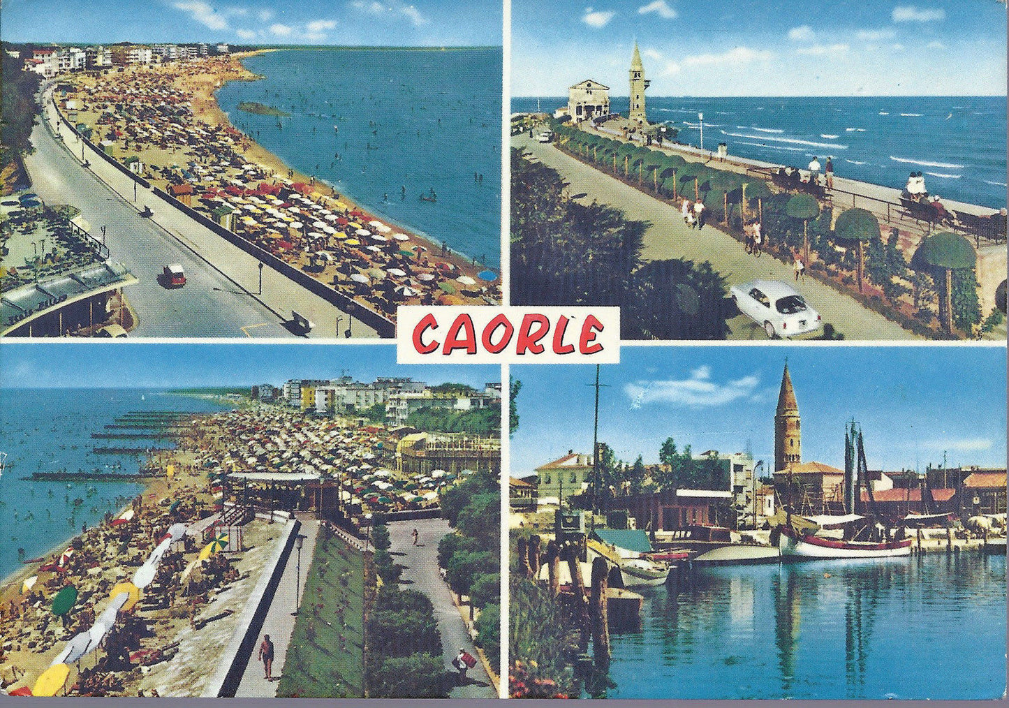 CAORLE - 4 VEDUTE - V 1967 - FG