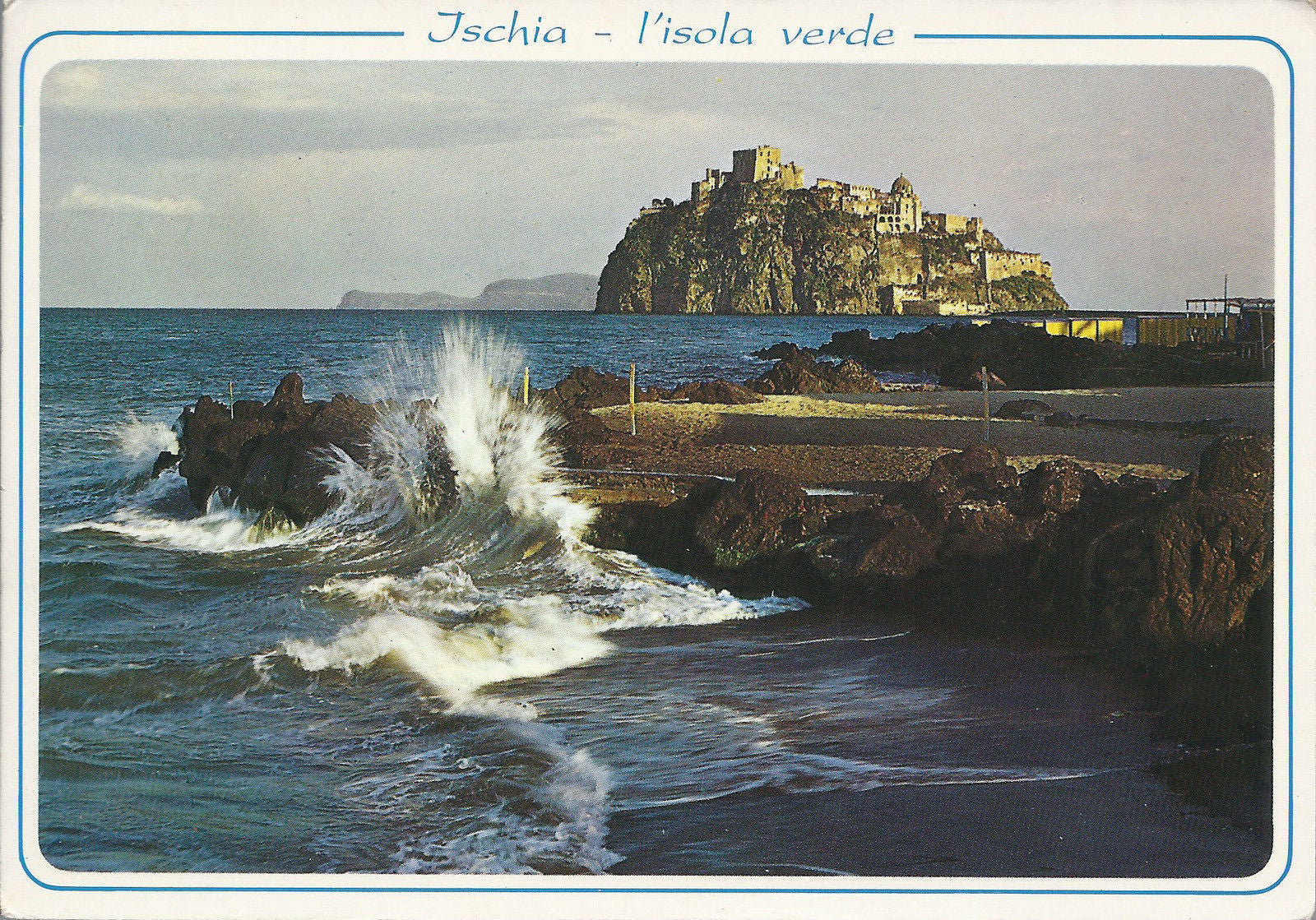 ISCHIA - IL CASTELLO DA PUNTA MOLINO - V1995
