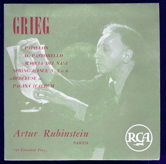 GRIEG # ARTUR RUBINSTEIN  pianista