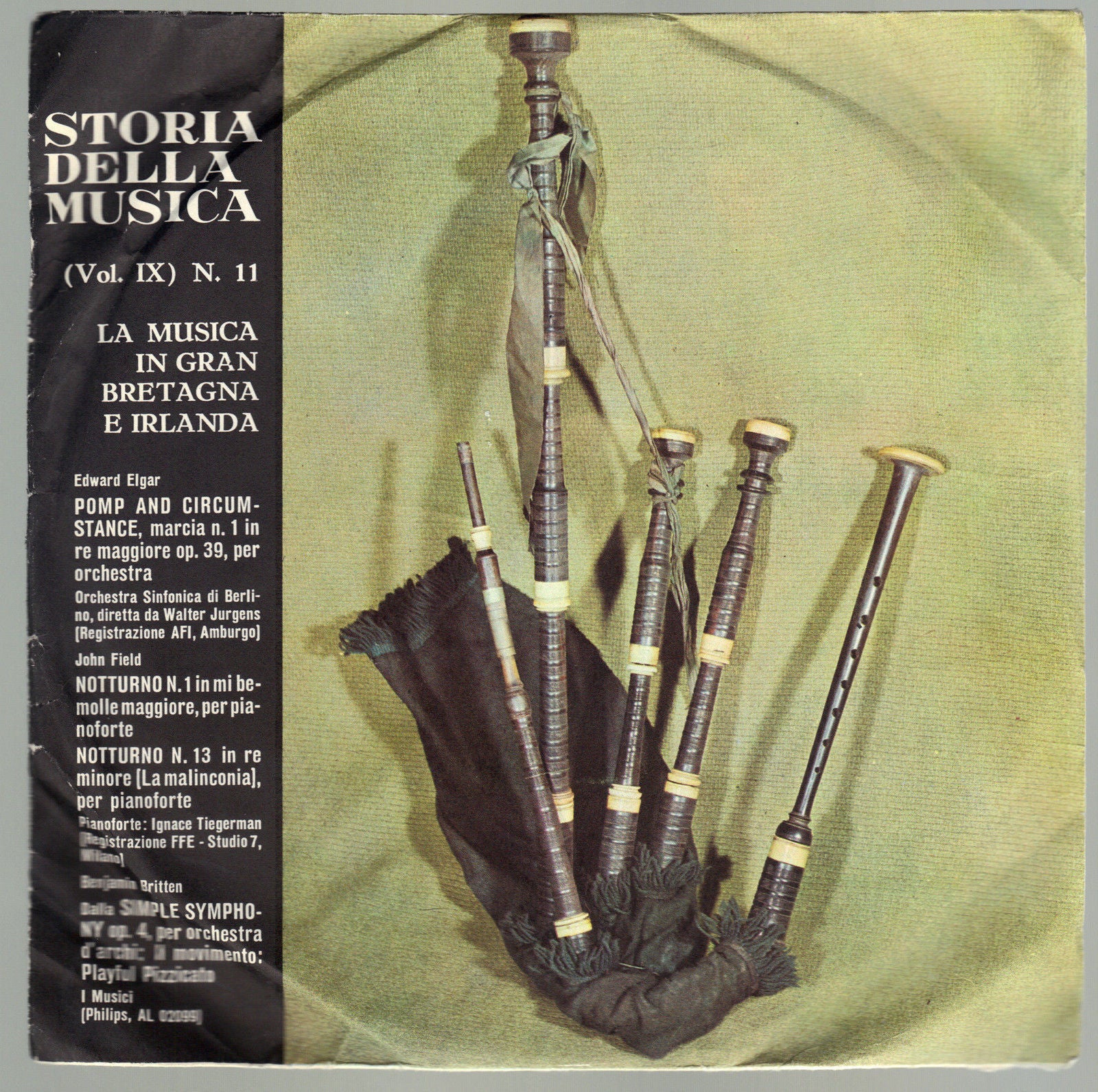STORIA DELLA MUSICA - VOL IX  N. 11 - LA MUSICA IN GRAN BRETAGNA E IRLANDA
