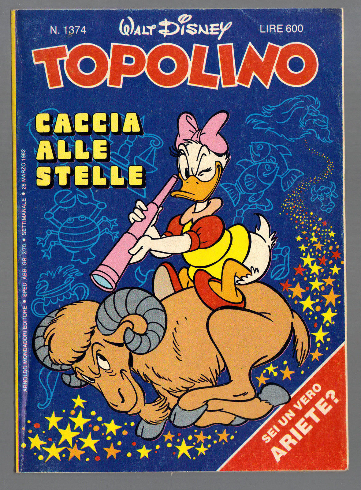 TOPOLINO N° 1374 - 28 MARZO 1982