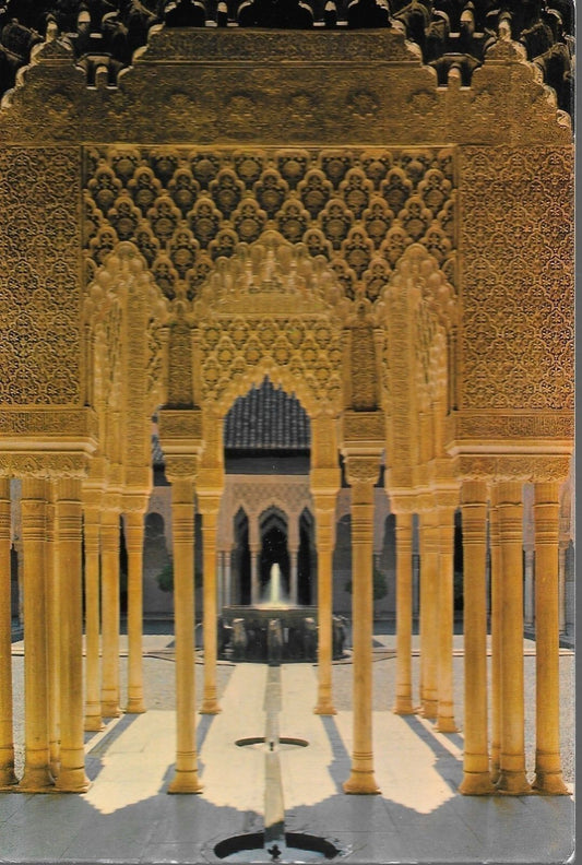 GRANADA - ALHAMBRA - ARCADAS PATIOS DE LOS LEONES - NV