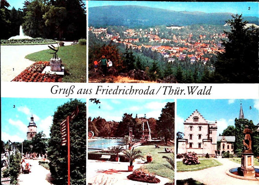 FRIEDRIRICHRODA - CINQUE VEDUTE - NV