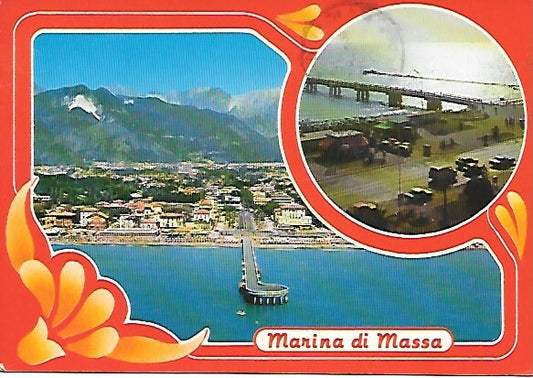 MARINA DI MASSA - 2 VEDUTE - V1989